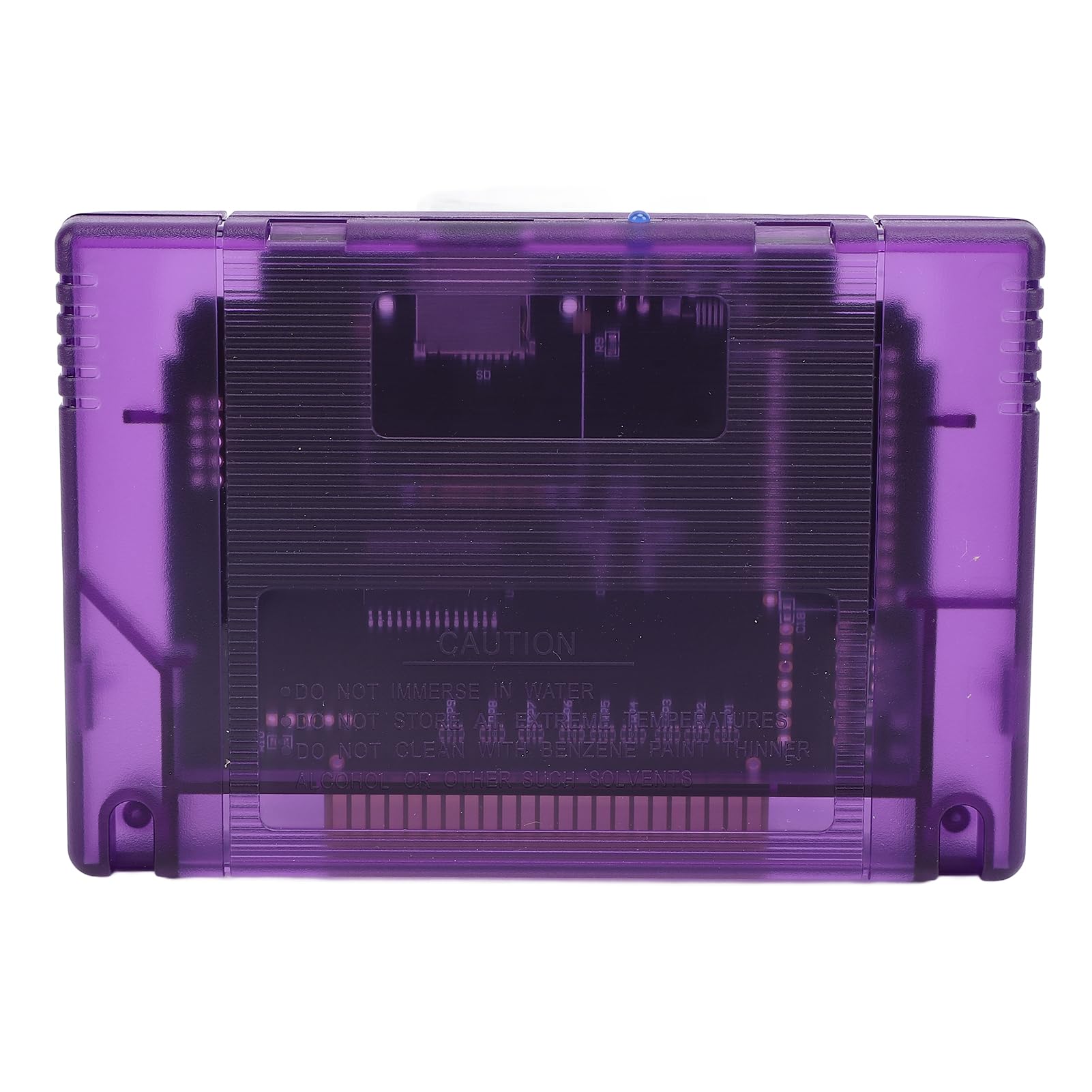 Acouto Cartuccia di Gioco Professionale 3000 in 1 Scheda di Memoria da 8 GB Multifunzionale Ad Alta velocità per per Console di Gioco SFC Viola Trasparente con Classico Innovativo Compatibile per