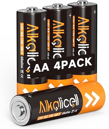 AA Batteries LR6 - Batería doble A de 1,5 V para reloj despertador, controlador Xbox, baterías domésticas tamaño AA, paquete de 4 unidades