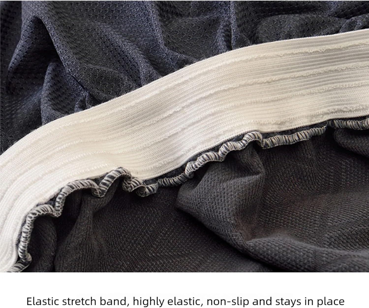 Armless Futon Slipcover Full Protector, Modern Style Sofa Cover with Anti-Slip Elastic Base for Living Room, Bedroom Pet-Friendly Homes(Brown,Small)