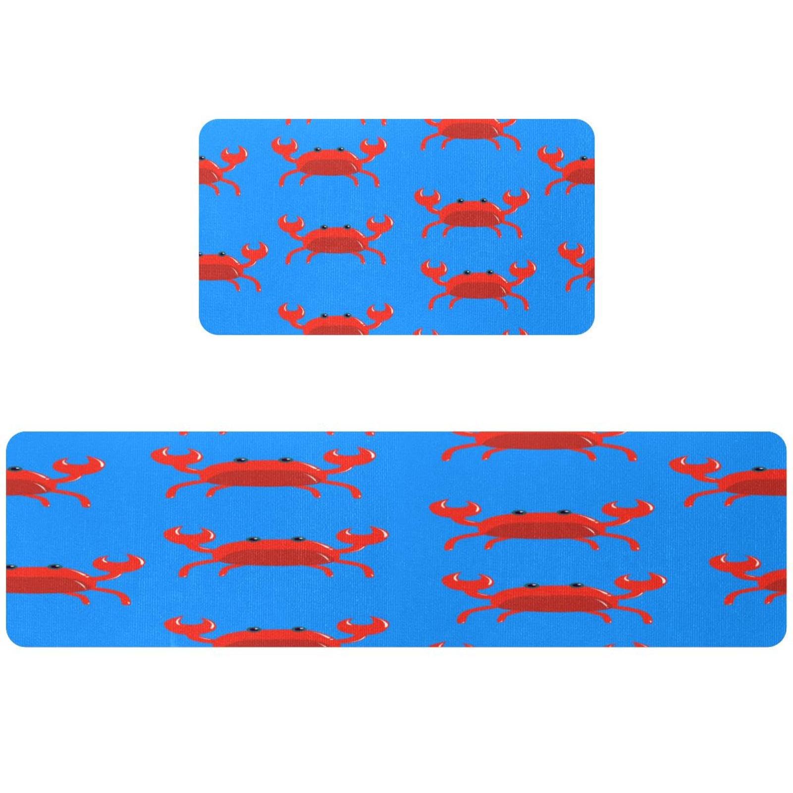 Tapis de cuisine crabe rouge idéal pour égayer votre couloir ou buanderie