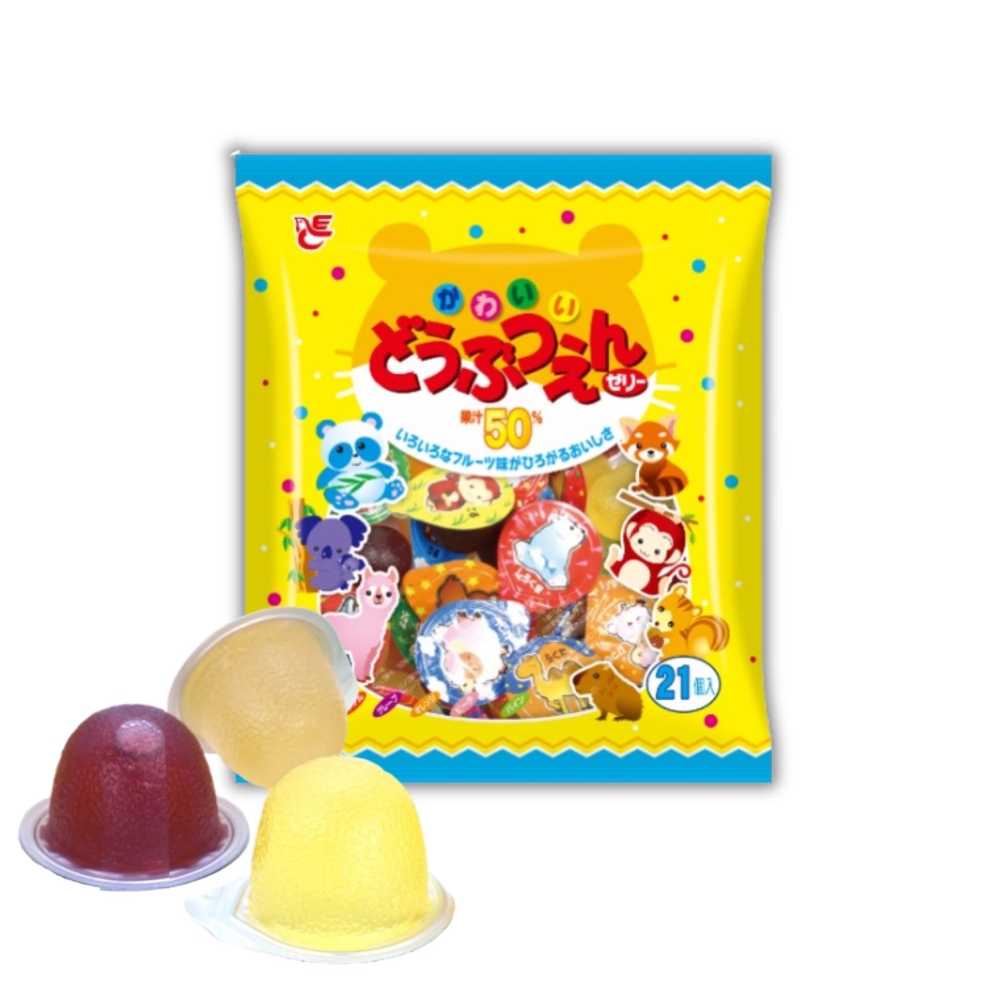 Amazon.co.jp: エースベーカリー どうぶつえんゼリー 21個入