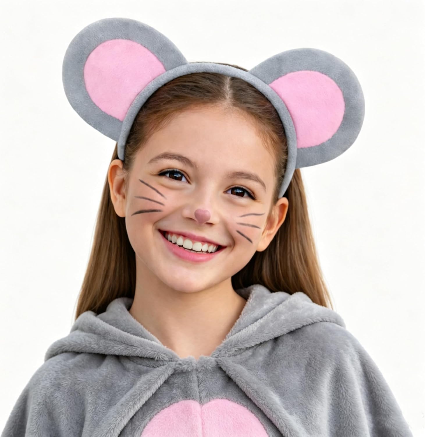 IGMaryBox Mouse Ears Headband Animal Ears Headwear Plush Hairband For Animal Cosplay Cute Party Headwear Halloween Cosplsy Costume Accessories Christmas Cosplay Hairbands