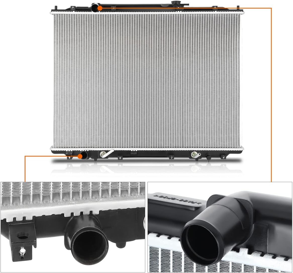 OE Style 1-Row Full Aluminum Radiator Compatible with 06-08 Honda Ridgeline,DPI-2830