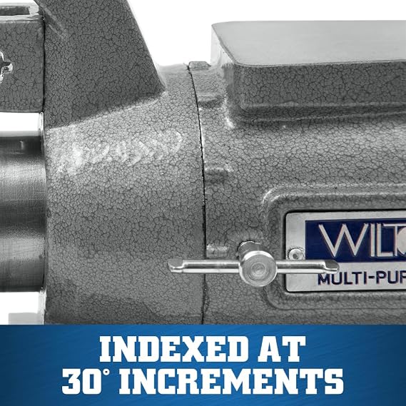Wilton Multi-Purpose Bench Vise, 4-1/2 Width, 4-1/4 Max Jaw Opening, 2-1/4 Throat (Model 450P)