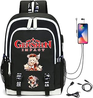 Genshin Impact All game characters School Bag Laptop Backpack Student Casual Outdoor Bag