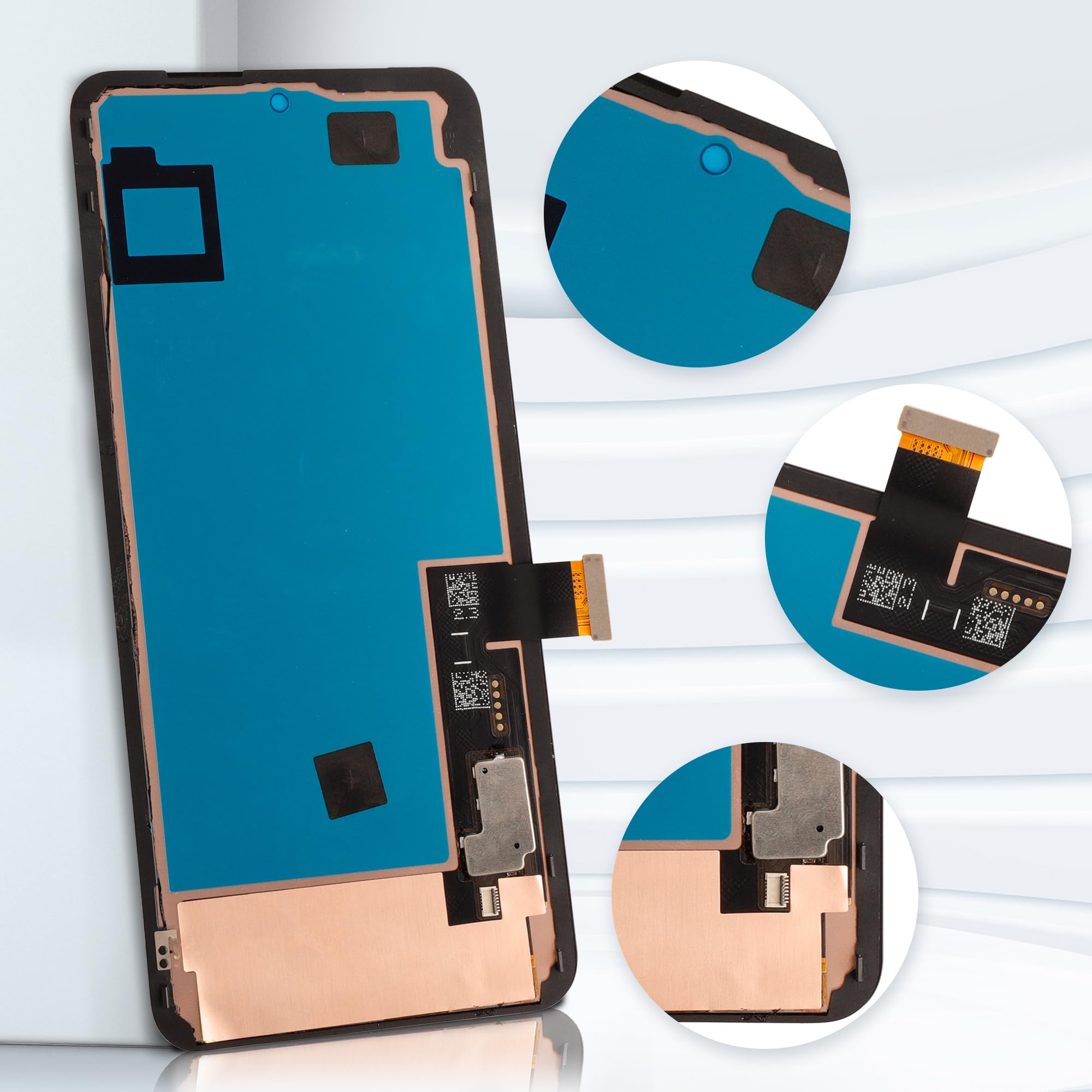 Display OLED da 6,2 Pollici Compatibile con Google Pixel 8 (Nero Senza Cornice) Display LCD sostitutivo Touchscreen + Set di Strumenti