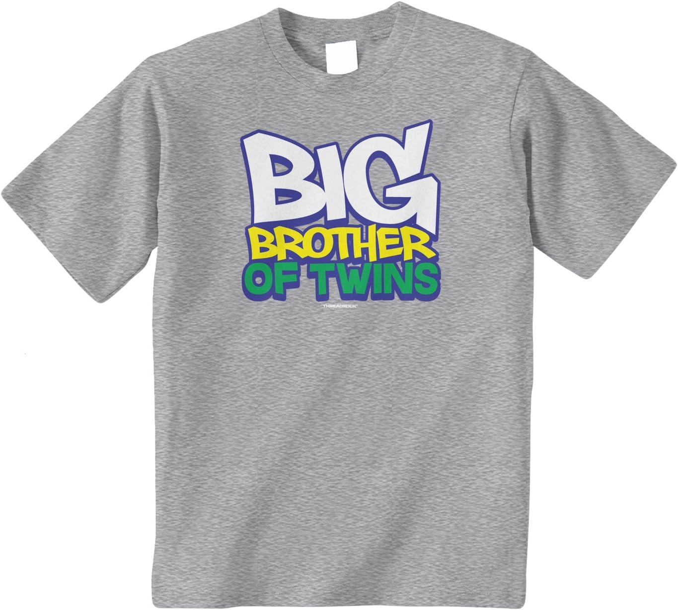 Threadrock Big Boys' Big Brother of Twins Youth T-Shirt
