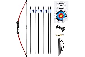 Premium 45" Bow and Arrow Set for Kids ages 12-14 | Archery...