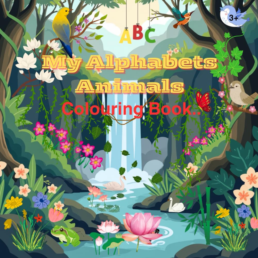 My Alphabets Animals: Colouring Book