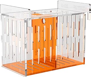 Acrylic Acclimation Box for Saltwater Fish and Reef Coral Quarantine Isolation Box for Aquarium Fish Hydroponic Plant External Breeding Box (M)