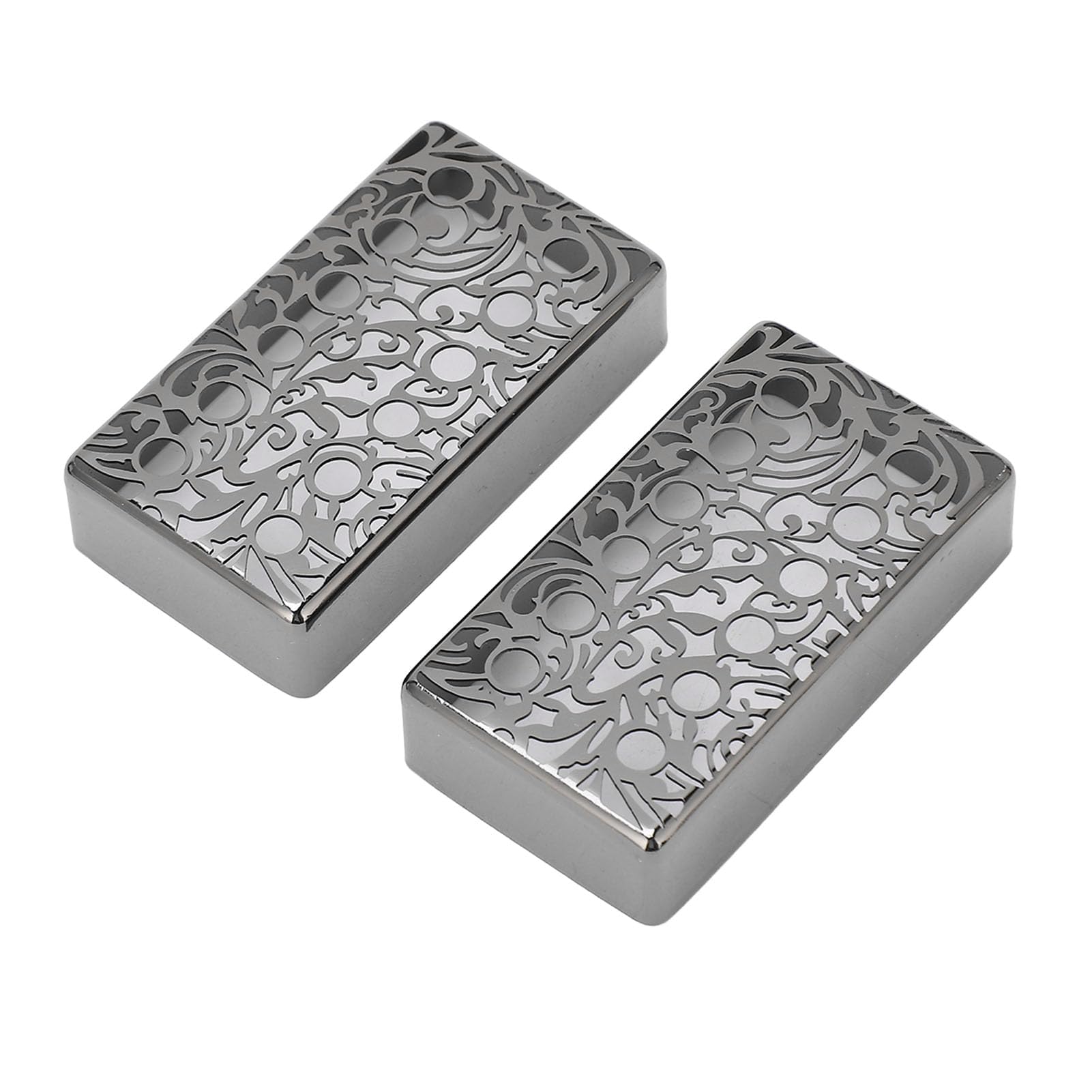 Copri Pickup Humbucker Copri Pickup per Chitarra in Metallo Vintage Parti di Ricambio per Chitarra Elettrica Stile LP a 12 Fori