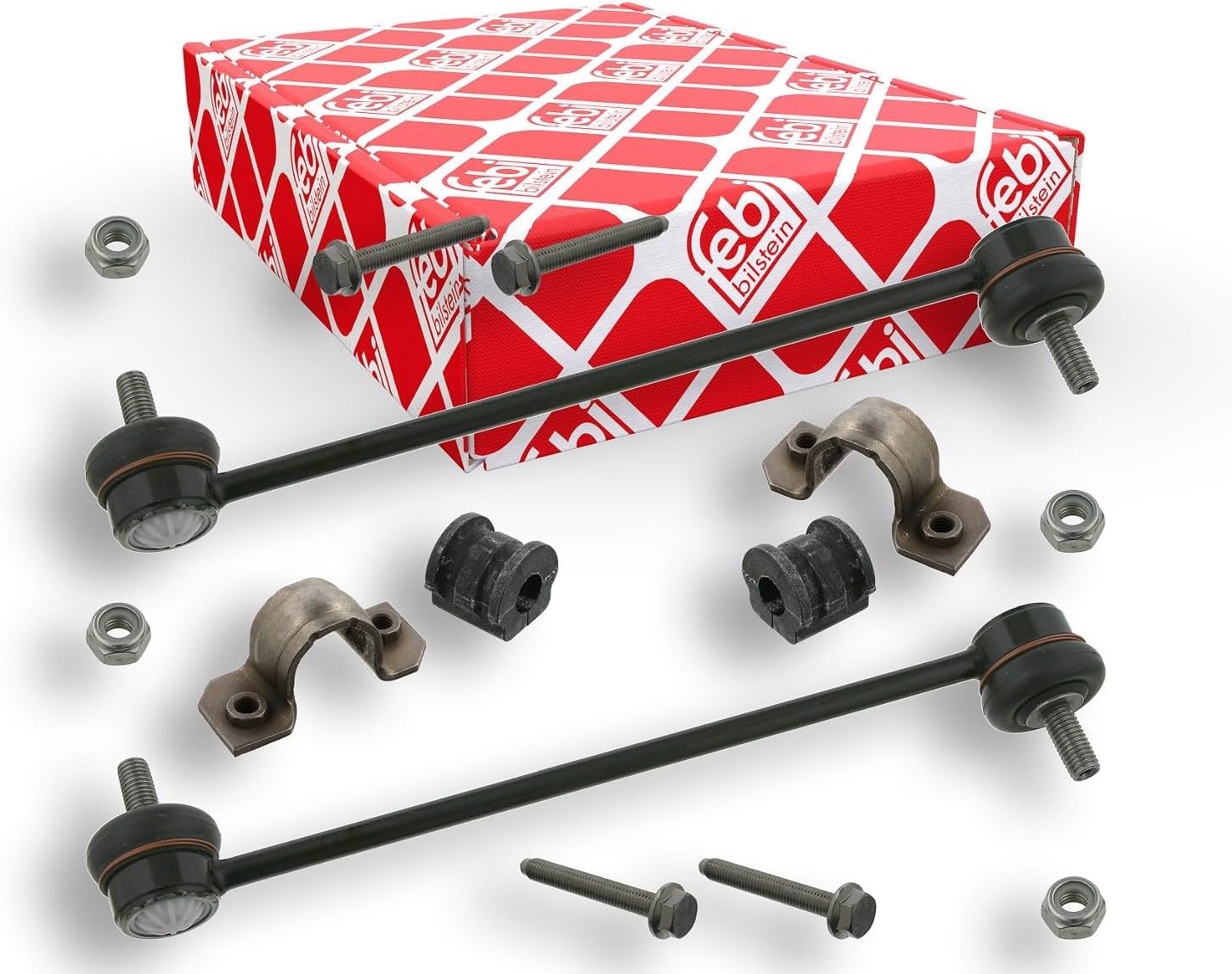 febi bilstein Stabilizer Bearing Kit with Connecting Rods 1 Piece 37077