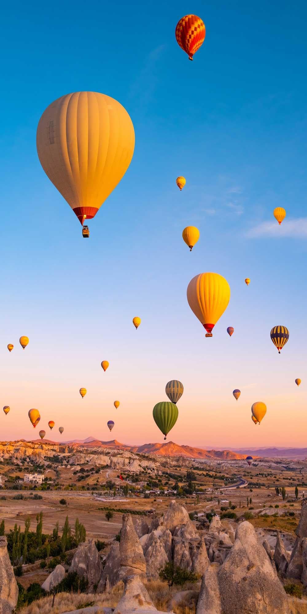 Kapı Giydirme Kapı Sticker Folyosu Kapadokya Balonlar