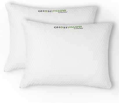 GhostBed 2.0 Adjustable Shredded Memory Foam Pillow, 2-pack - Thumbnail 5