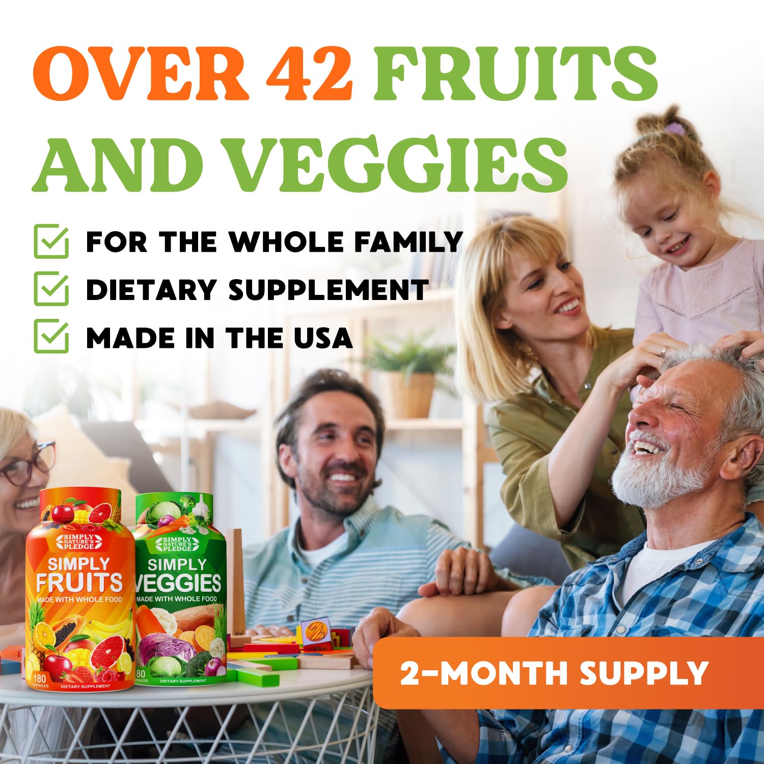 Fruits & Vegetables Supplement, 180 Count, 2-Pack — Amazon image 7