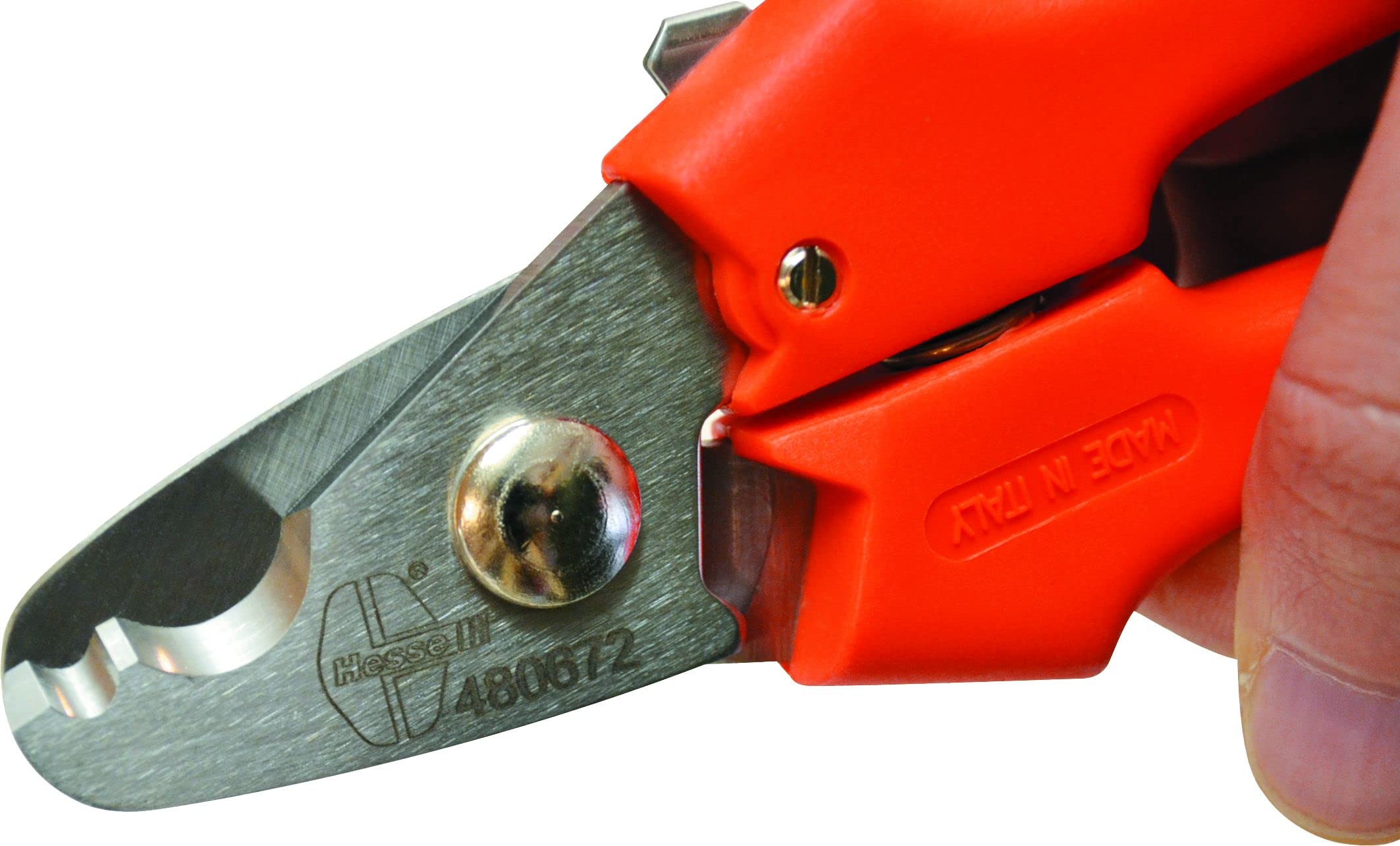 Hesse 480672 Cable Shears 4837 (INOX, with Spring Lockable, up to  