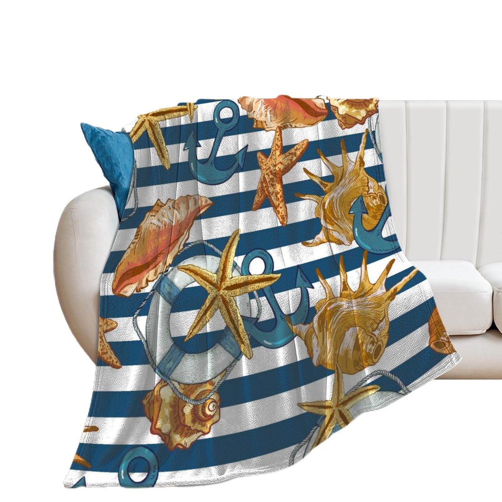 Couverture polaire étoile de mer jeté de lit idéal pour un cadeau