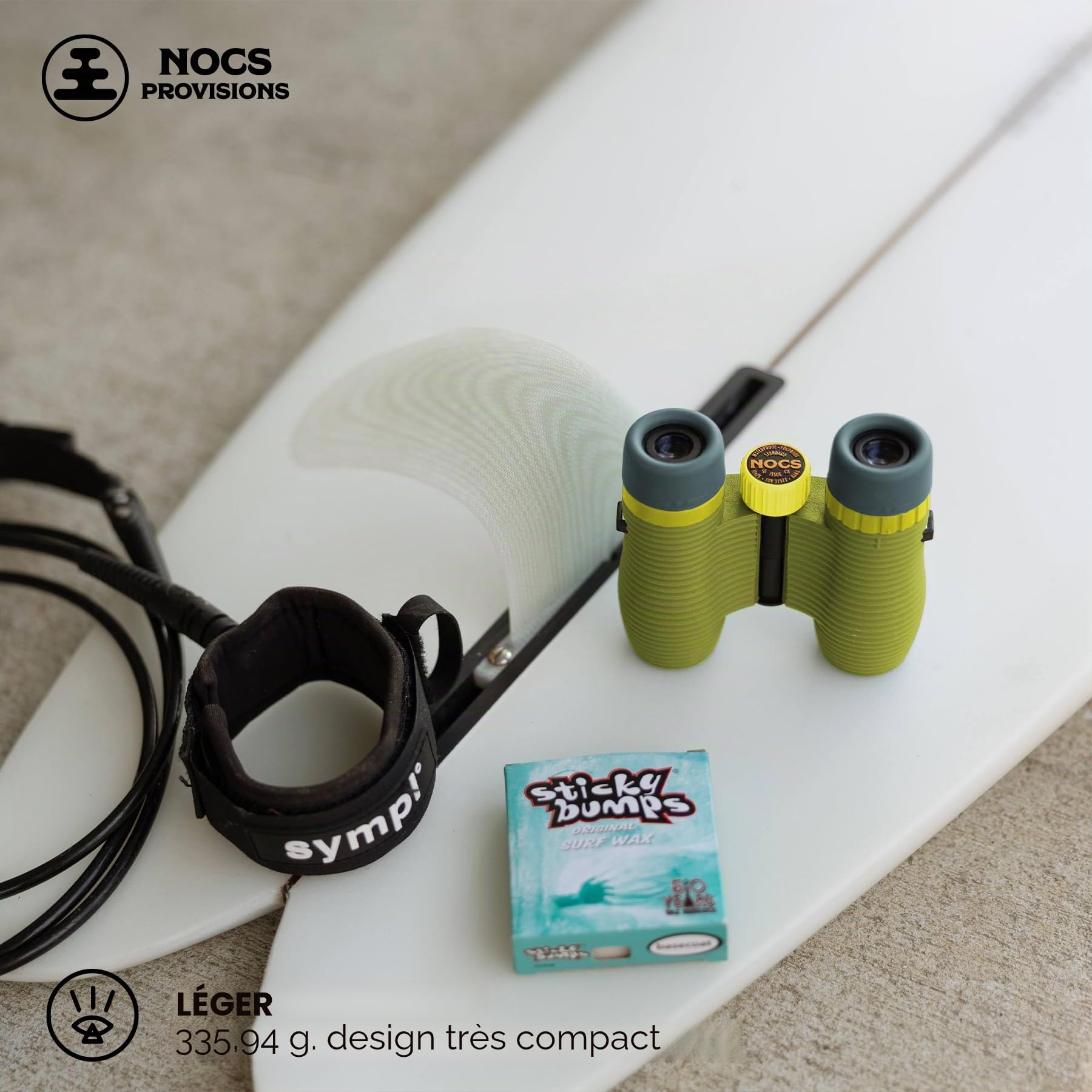 Nocs Provisions Standard Issue Jumelles étanches 10 x 25 | Légères, compactes, grossissement 10x, Large Vue, lentilles Multicouches pour l'observation des Oiseaux, la randonnée, Le Camping et Les