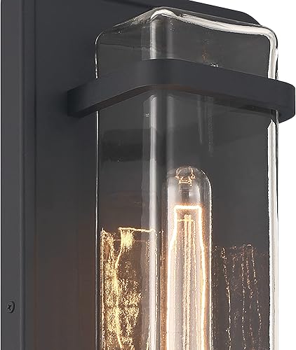 Miniatura 4 de DESIGNERS FOUNTAIN Pearl Street D303M-7EW-BK - Farol de pared para exteriores, 7 pulgadas, color negro