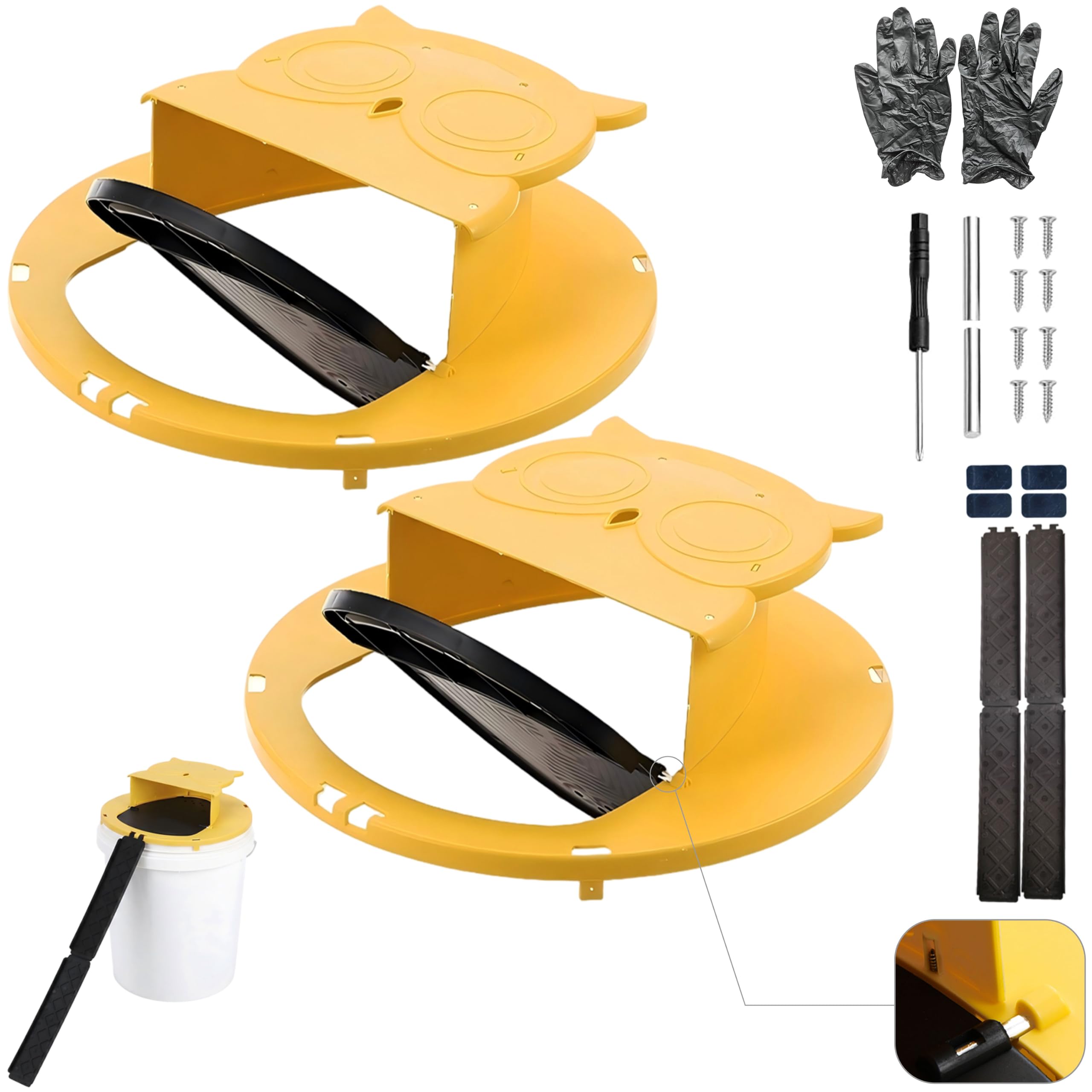 5 Gallon Bucket Lid Trap 2 Pack