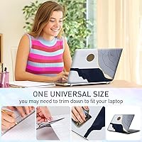 Vista 41 de Adhesivo para laptop de 12.1-15.6 pulgadas, calcomanía reutilizable universal de vinilo para laptop, protector de arte impermeable en color panal