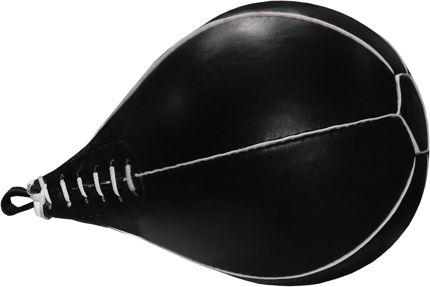 Mytra Fusion Leather Speed Ball Black Muay Thai MMA Material Arts Speed Ball MMA Speed Ball Workout Speed Ball Training Speed Ball (Size 3, Black)