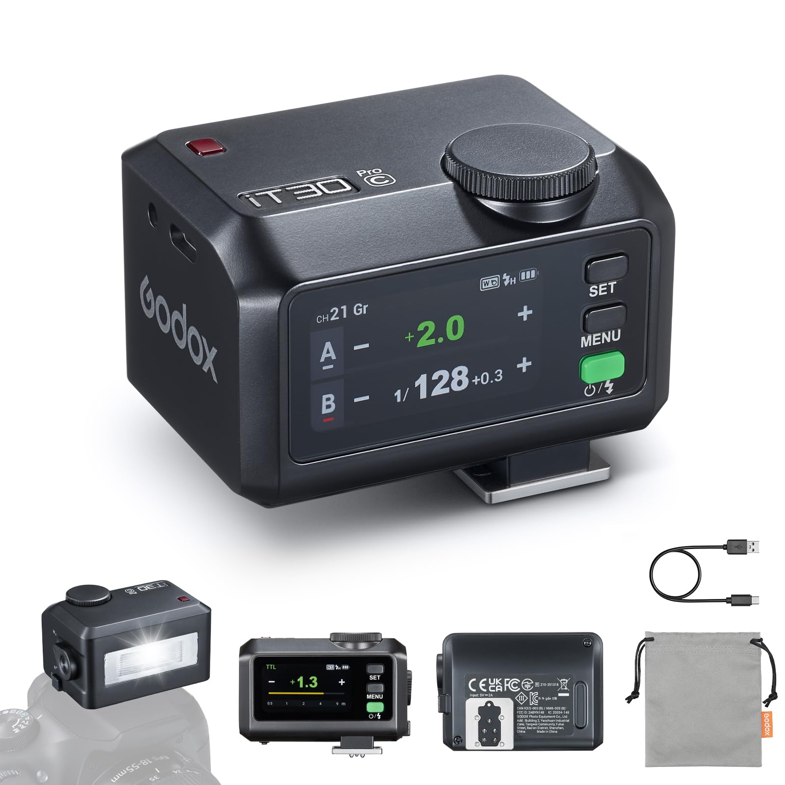 godox it30pro c flash cobra canon