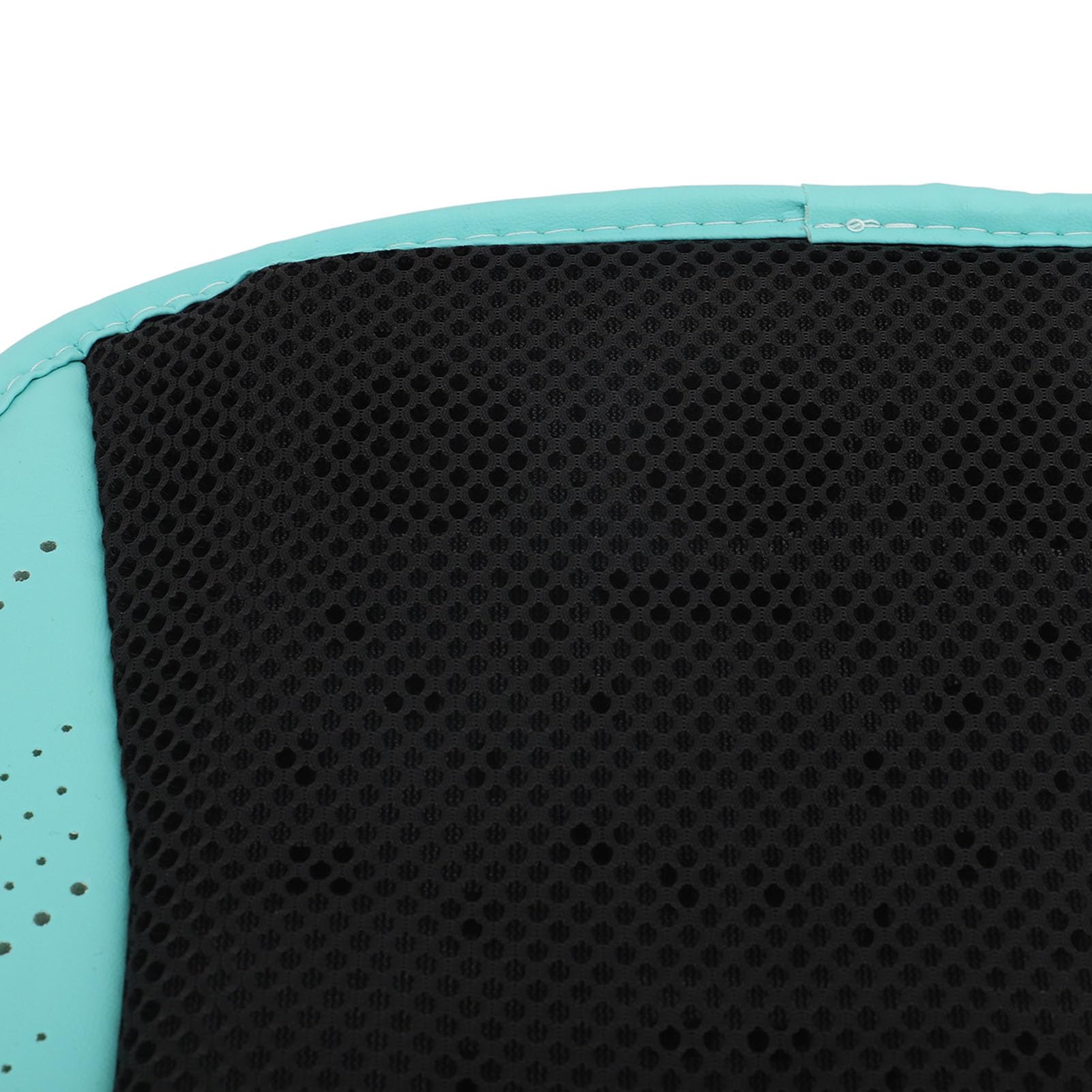 Srliya Cojín de Asiento Ventilado con Tecnología de Ventilador Inteligente, Base Antideslizante Alimentada por USB para el Hogar (Cian Negro)