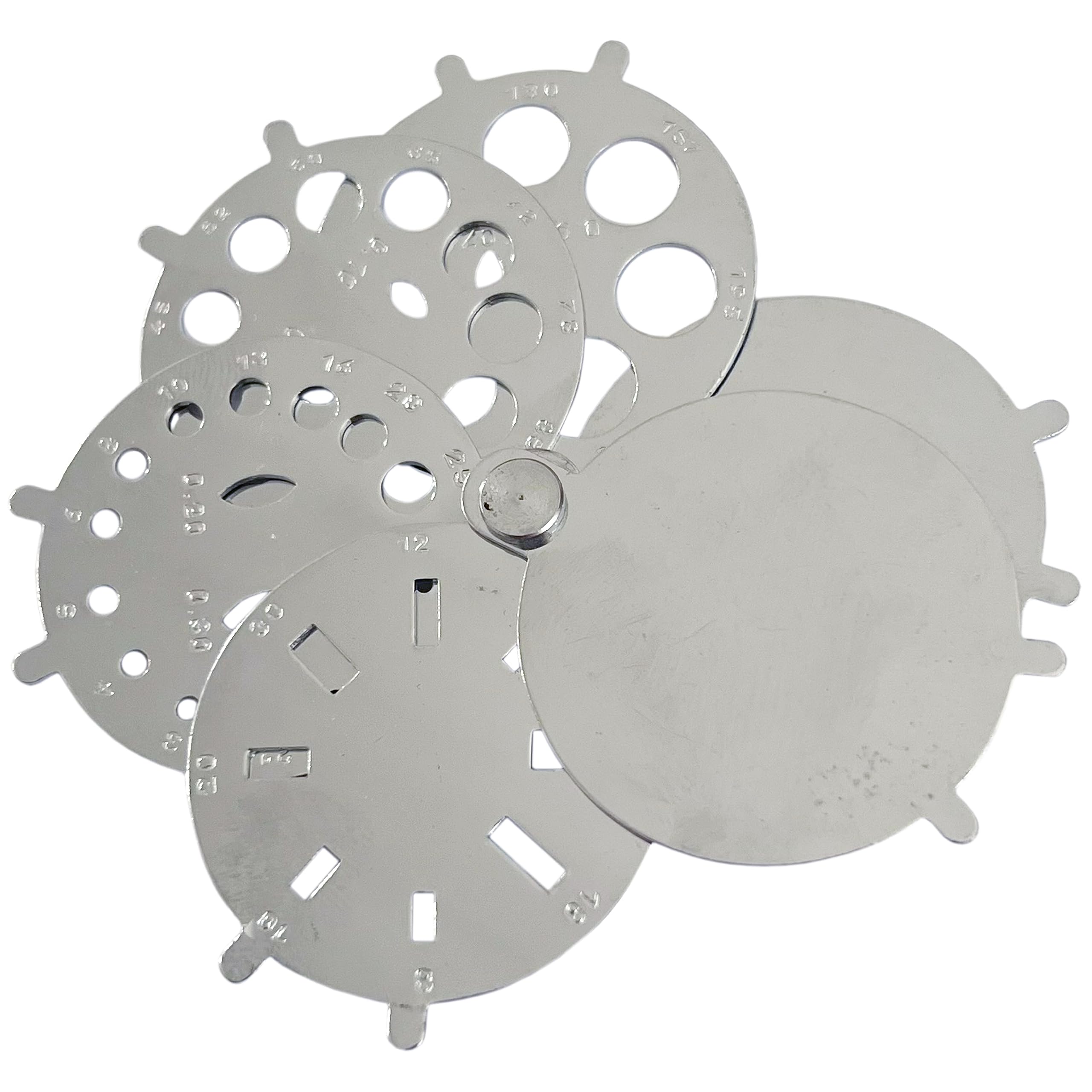Diamond Gemstone 4 arm Fan Gauge Measuring Tool Craft Jewellers Measure Tool