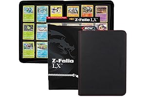 Z-Folio 9-Pocket LX Album: The Perfect Zip-Up Pokemon Card Binder for Your Collection