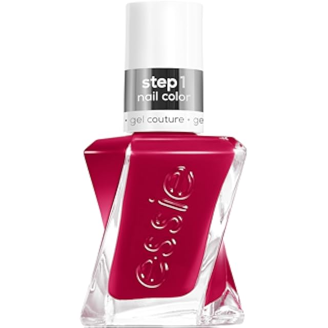 essie Gel Couture Nail Polish, Long-Lasting Deep Magenta Nail Polish, Vegan, Chevron Trend, 0.46 fl oz