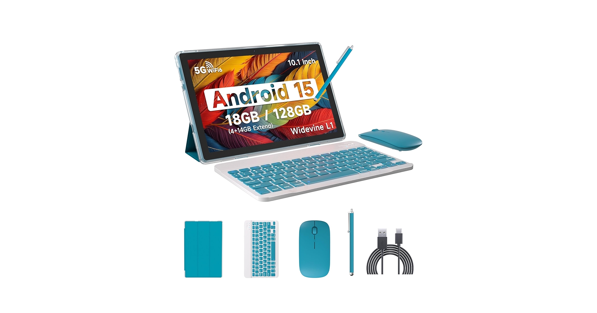 Androidタブレットアクセサリー Coopers Tablet With Keyboard Mouse Amazon.com : COOPERS Tablet Android 15, 10 inch Tablet 18GB