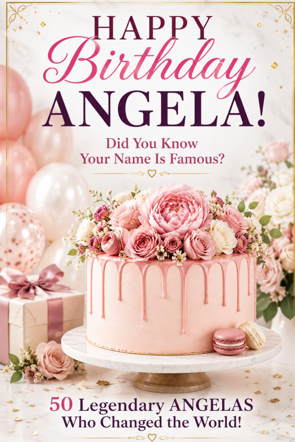 Happy Birthday, ANGELA! Did You Know Your Name Is Famous?: 50 Legendary Angelas Who Changed the World