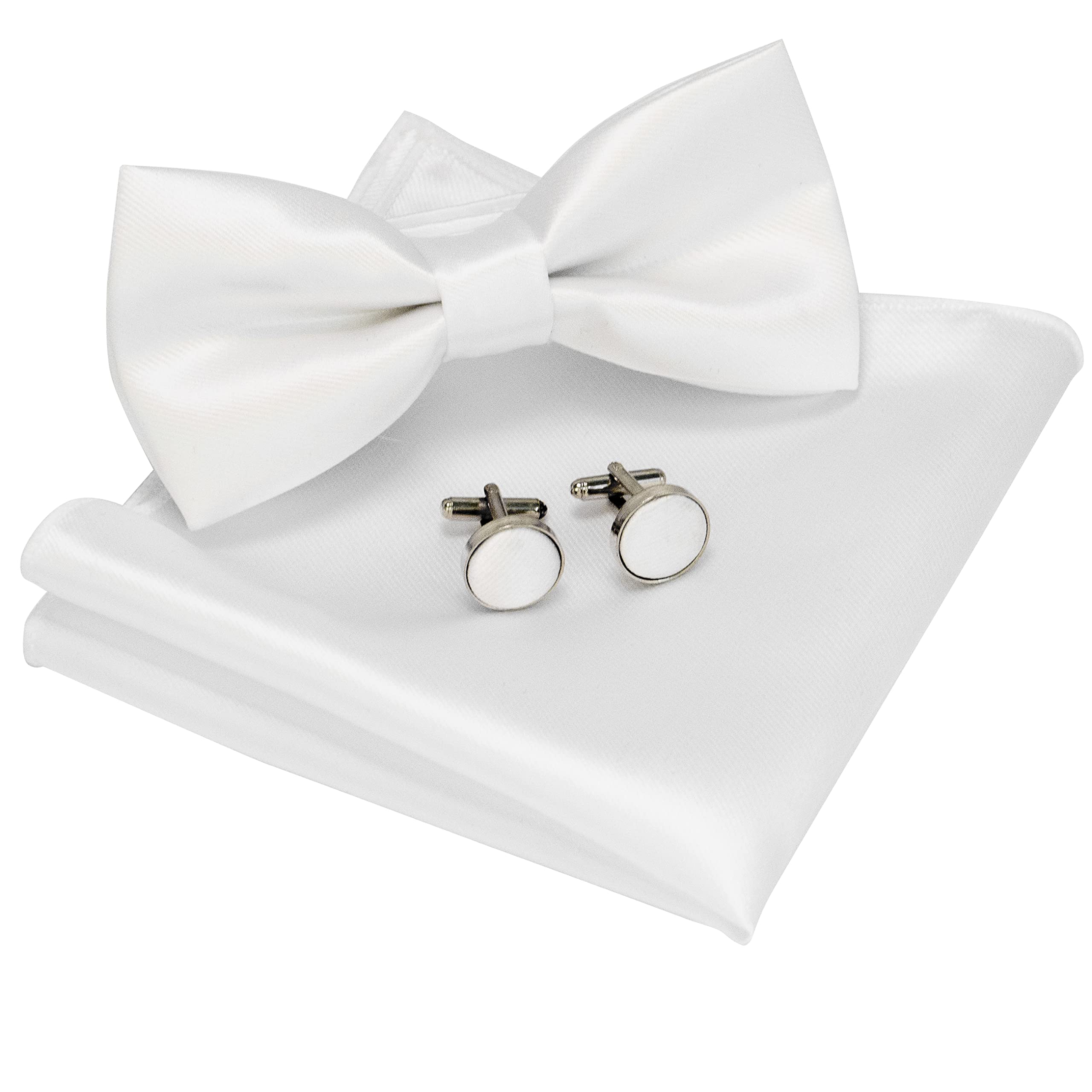 Nœud Papillon JEMYGINS Homme - Motif Cajou Rétro Avec Boutons De Manchette Et Mouchoir - Cadeau Élégant
