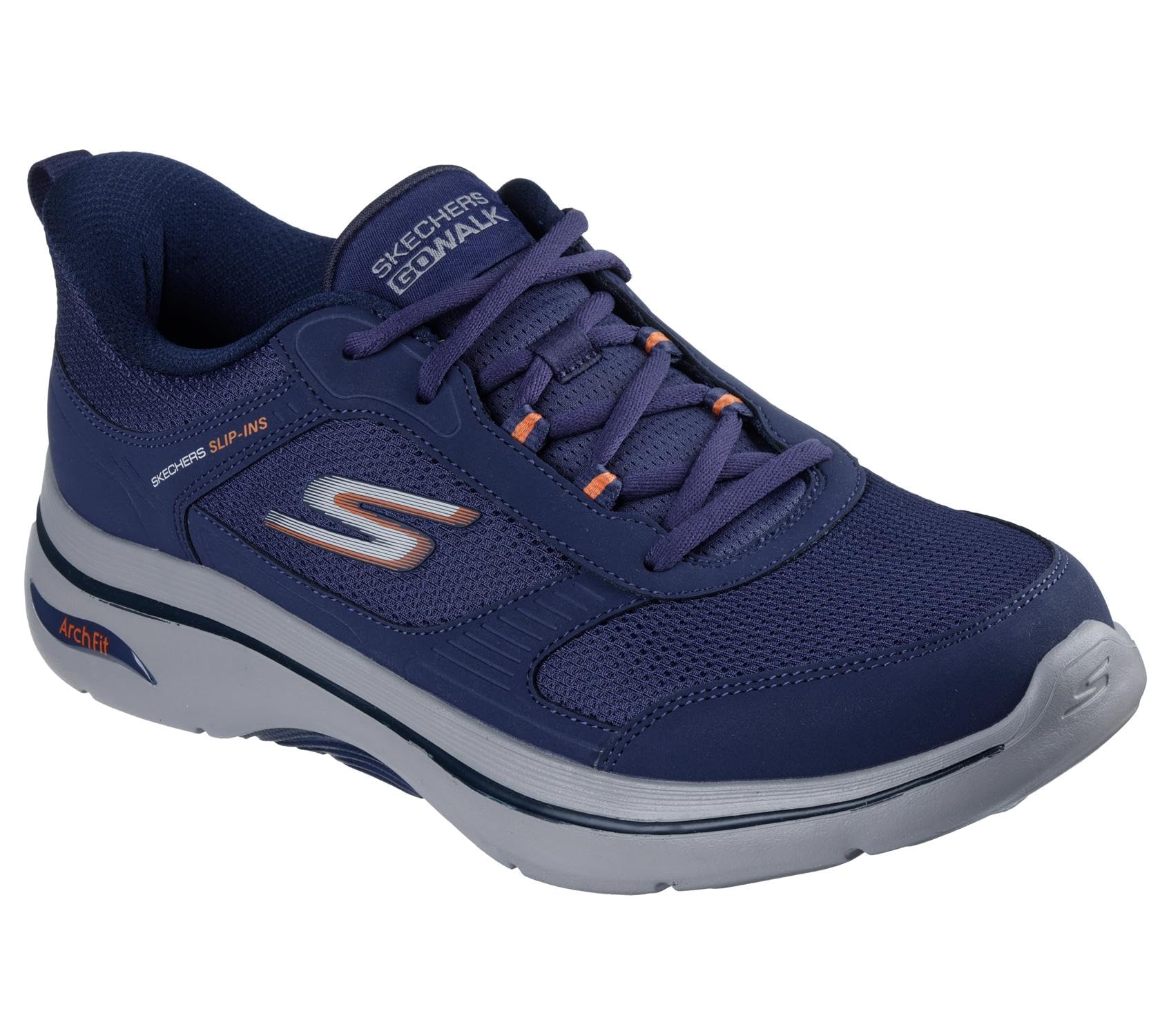 Skechers Hombre Go Walk Arch Fit 2.0 Seared Slip-In Entrenador