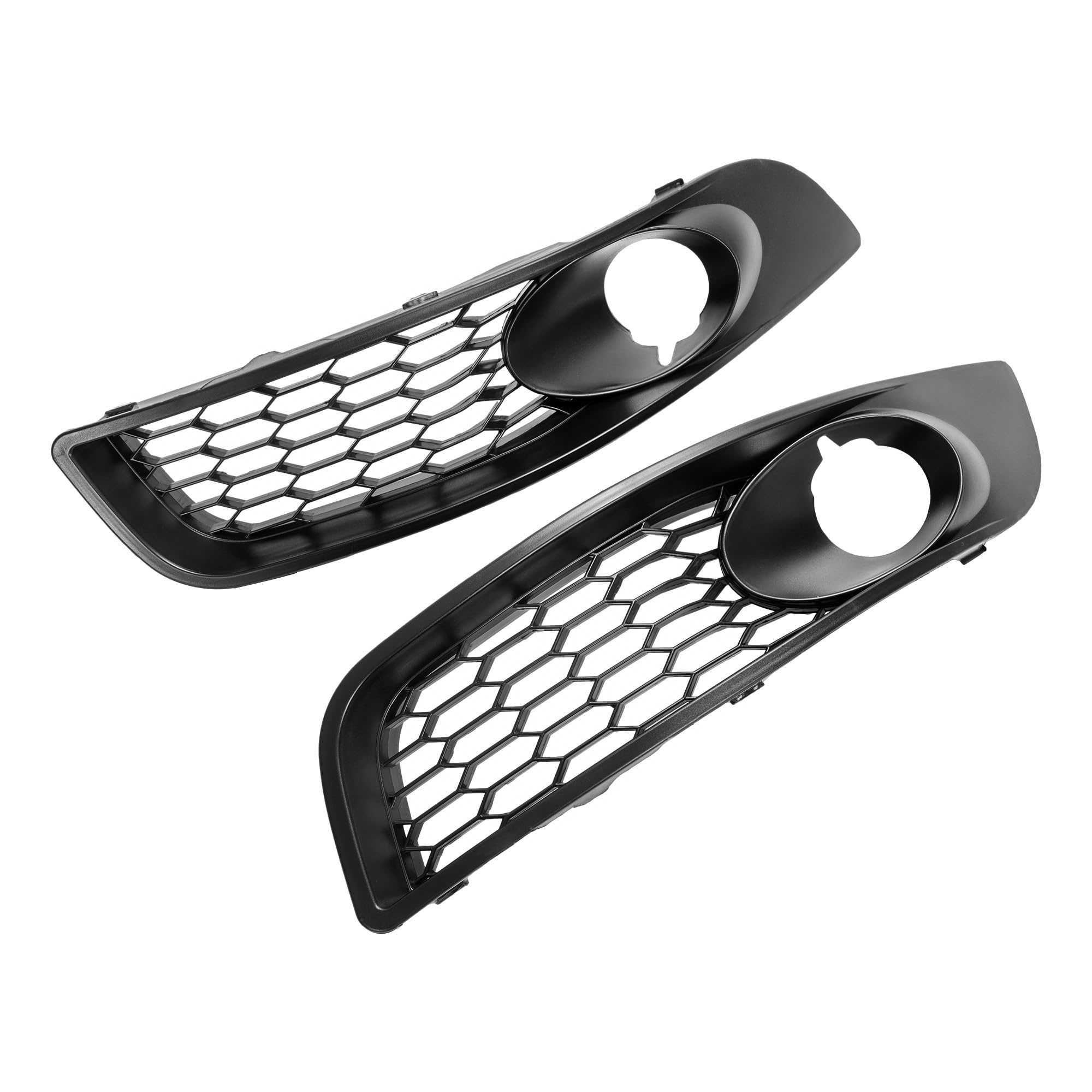 KUAFU Pair Fog Light Bezel Compatible with 2006-2016 Chevy Chevrolet Impala Front Bumper Fog Lamp Cover Trim Replacement for GM1039165 GM1038165