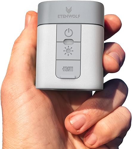ETENWOLF AIR 3 Bomba de aire para inflables con batería de 2600 mAh, inflado y desinflado 2 veces más rápidos, bomba de aire portátil ultra mini