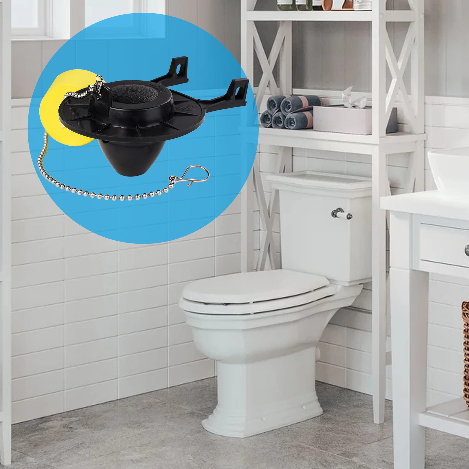 ゆう様用 Amazon.co.jp: Hibbent トイレフラッパー交換用 2インチ 2個
