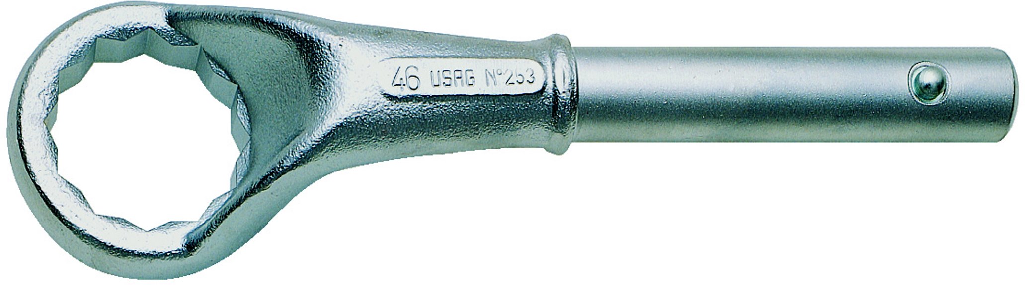 USAG 253 - Chiave poligonale semplice curvata pesante 253001