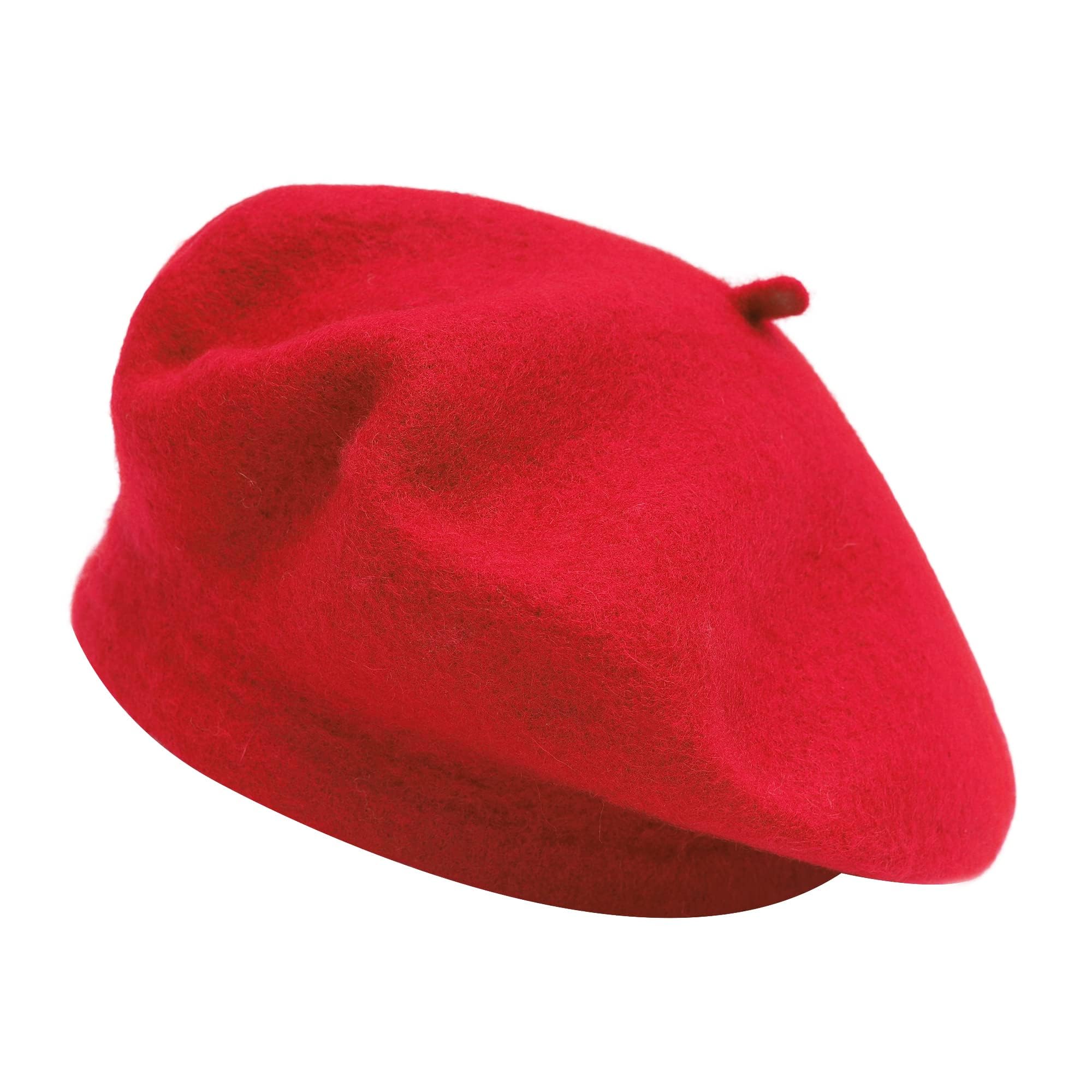 ZLYC Femmes Classique Francais Laine Chapeau de Béret