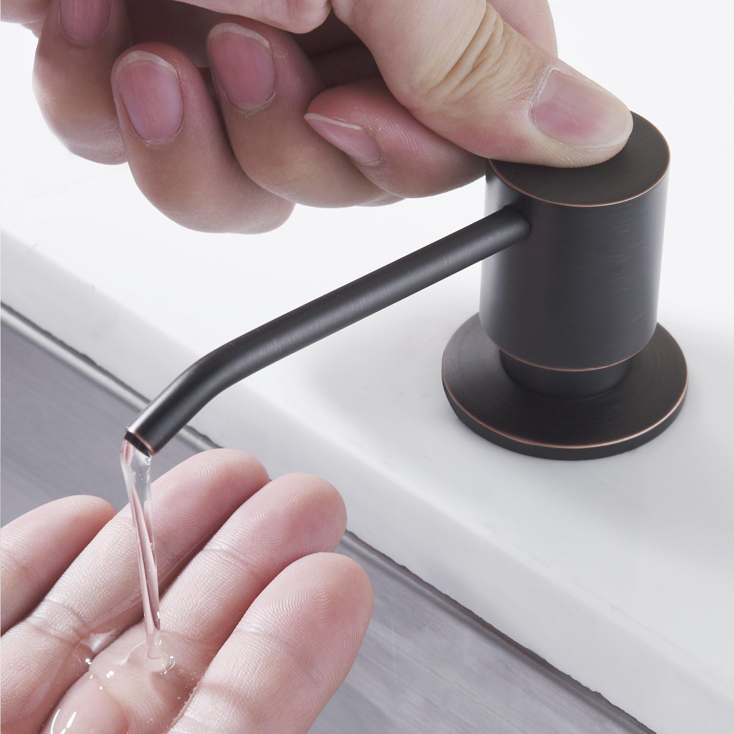 Kvadrat Commercial Oil Rubbed Bronze Stainless Steel Kitchen Sink