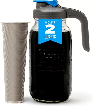 County Line Kitchen 64 oz Glass Cold Brew Coffee Maker