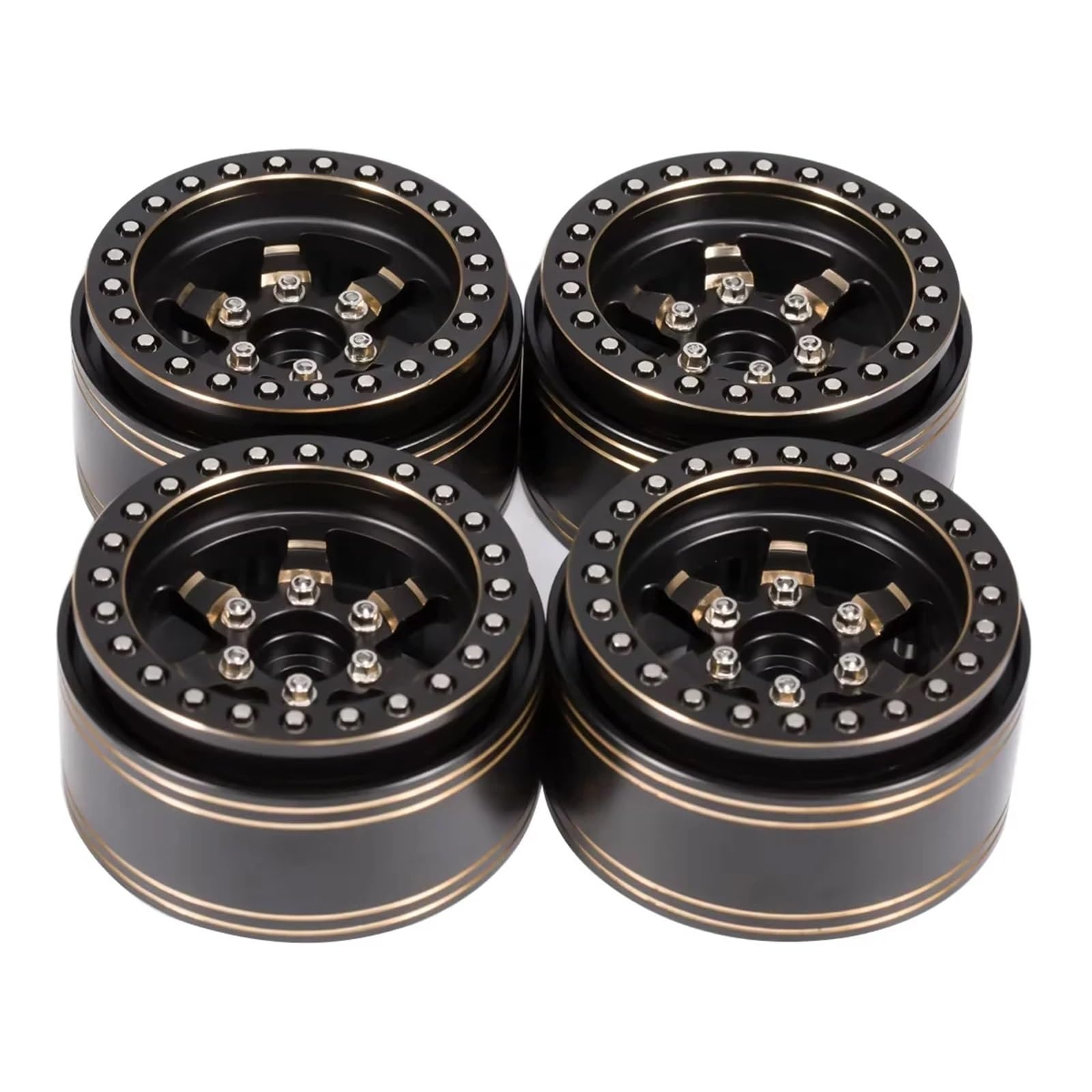 Per Scx10 Pro Vs4 Vrd Kit In Carbonio Per Trx4 D90 1/10 Rc Parti Aggiornamento Auto Ottone 1.9 Cerchioni Beadlock 239G Pezzi Bilancia Hardware Ricambi Modellini RC