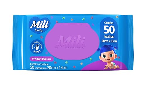 Mili Toalhas Umedecidas Baby 50 Un