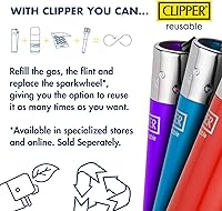 Vista 6 de Clipper 100% combustible de isobutano 10 onzas líquidas (10 onzas) 12 veces de butano refinado puro e inodoro Compatible con todos
