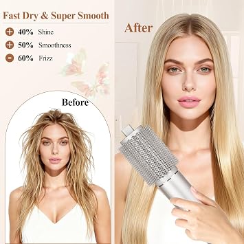 Upgraded Large Round Volumizing Brush for Shark FlexStyle Attachment