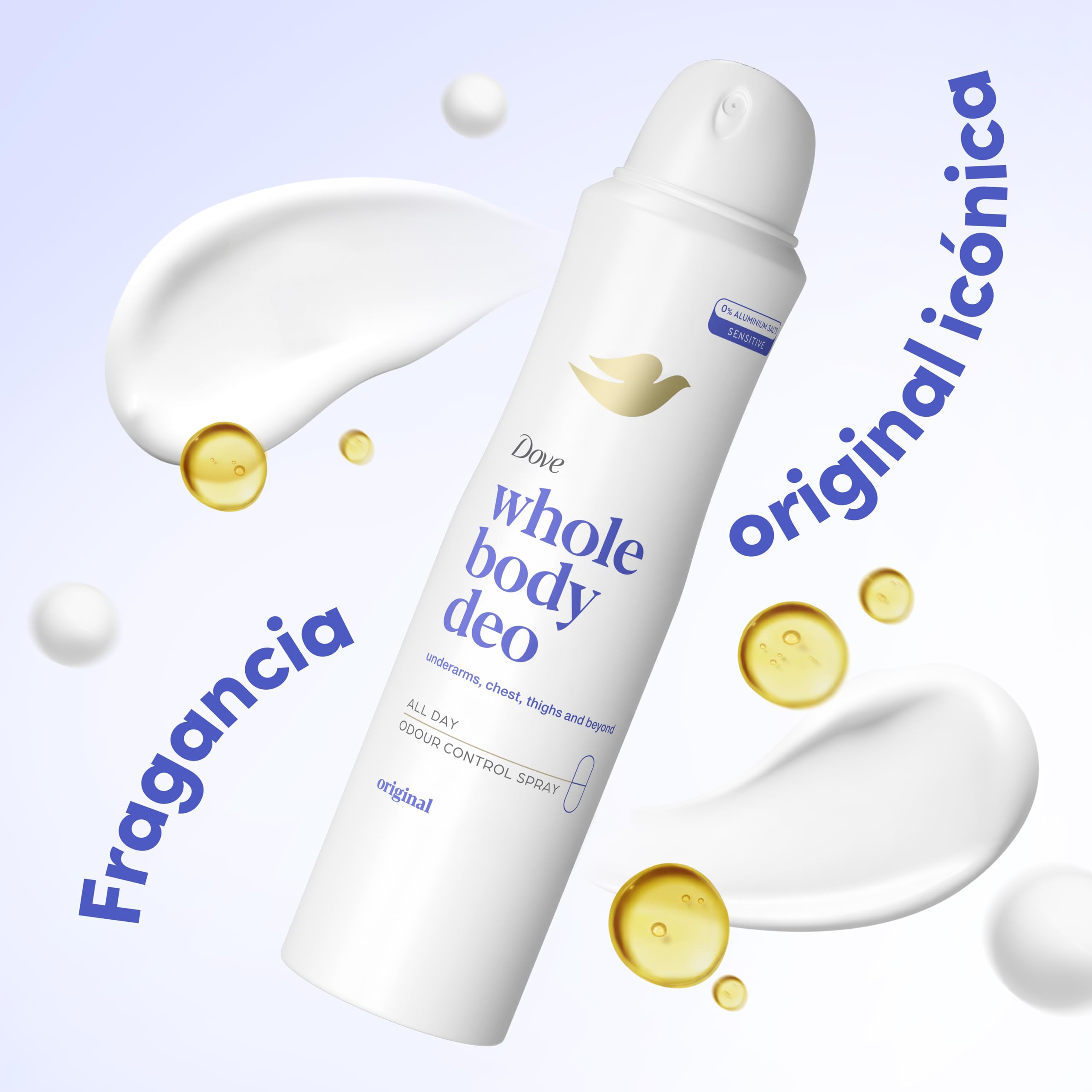 Dove Aerosol All Over Body Original 150ml