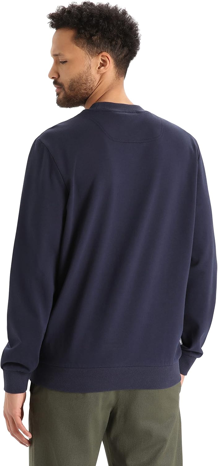 Icebreaker Merino mens Central Long Sleeve Casual Wool Lounge Sweatshirt