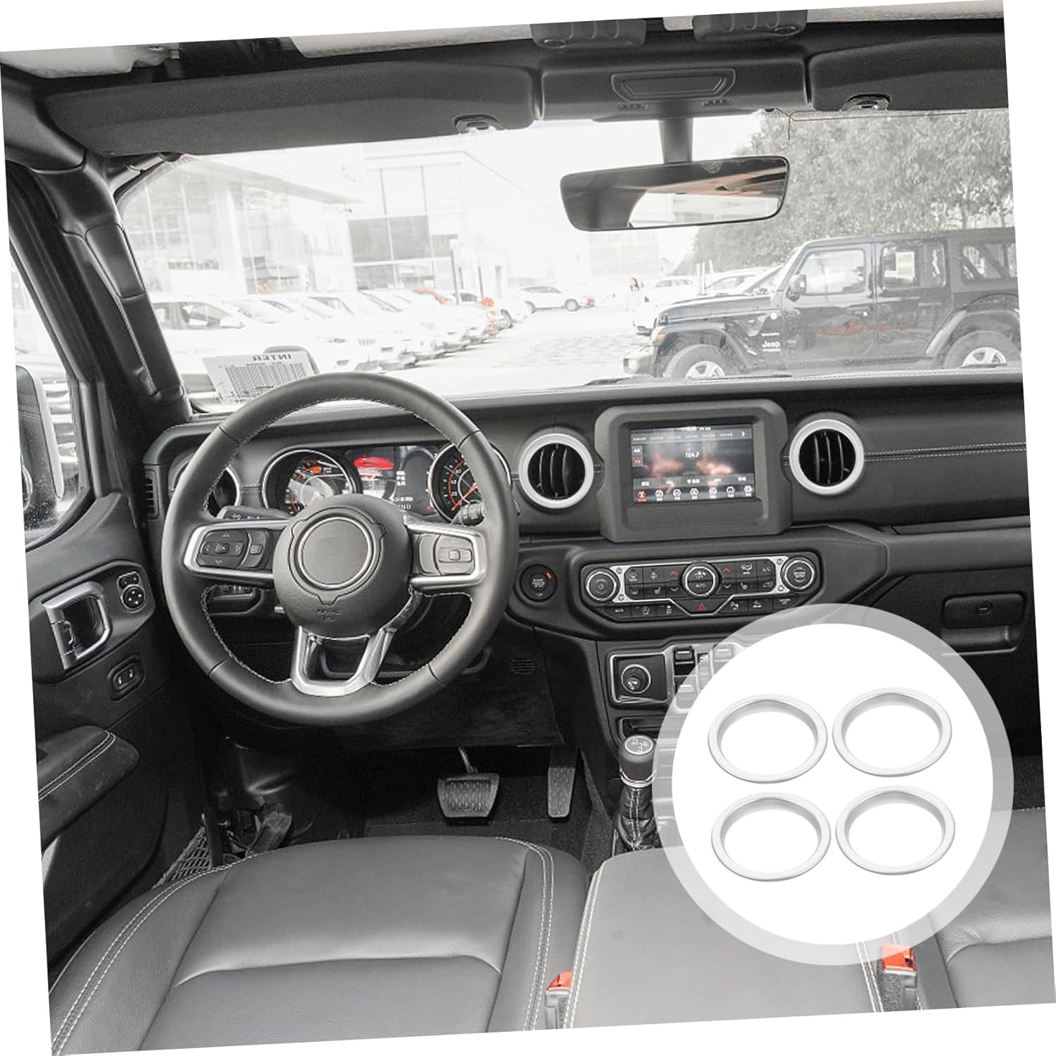 Alipis 20pcs Trim Decorations for Jlu Easy to Install Air Conditioner Outlet Cover Decorative Accessories