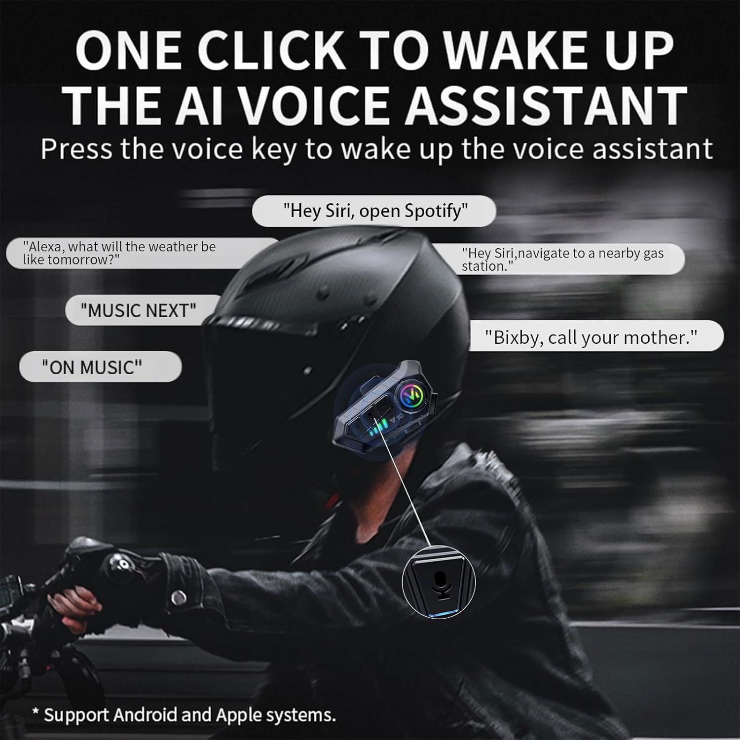One Click to Wake Up AI Voice Assistant